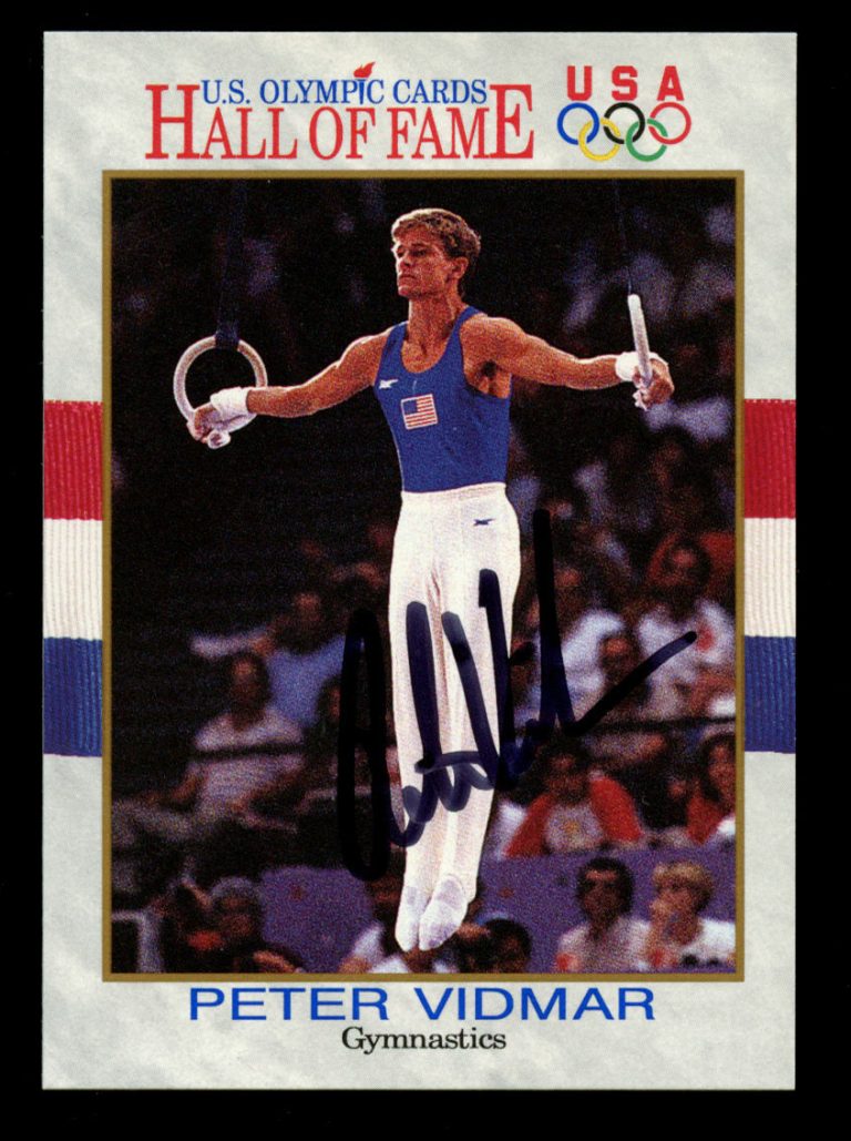 Peter Vidmar #84 signed autograph auto 1991 Impel Olympic Hall of Fame Card