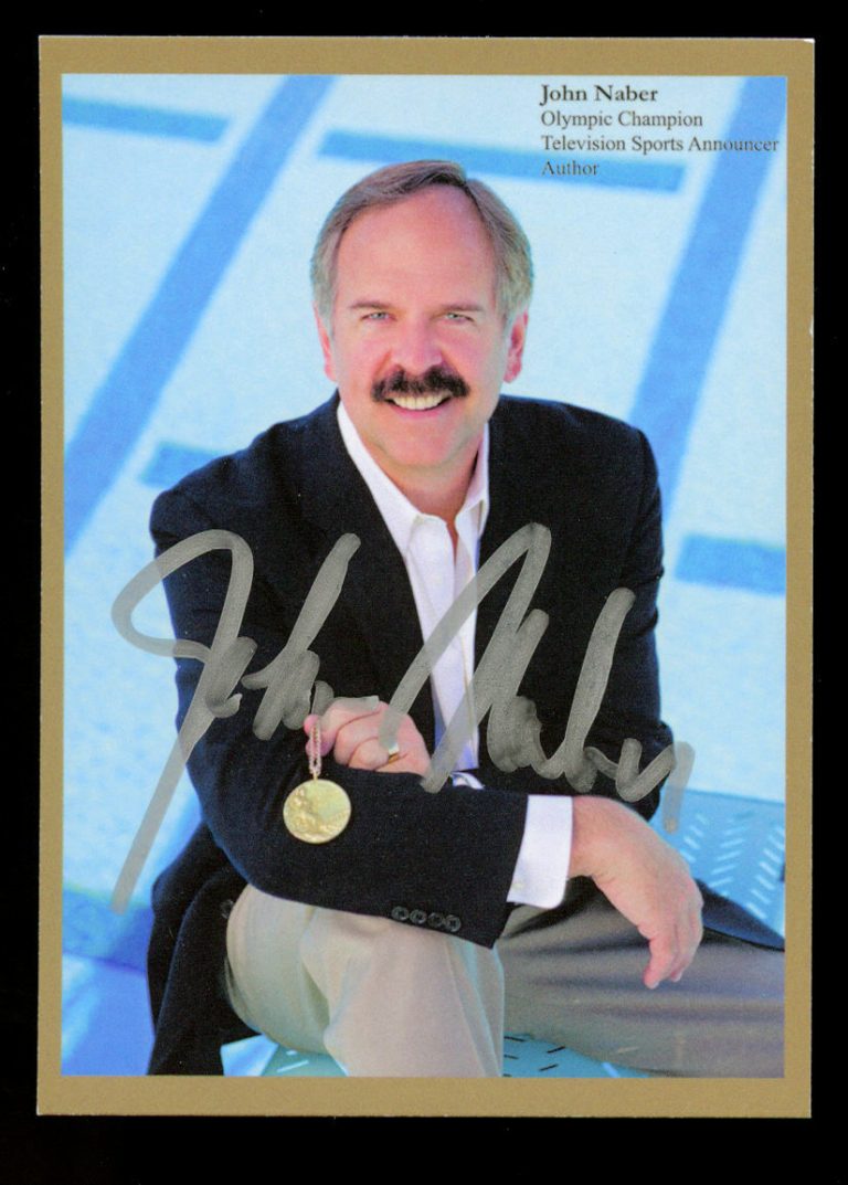 John Naber signed autograph auto The Gold Medal Process Trading Card