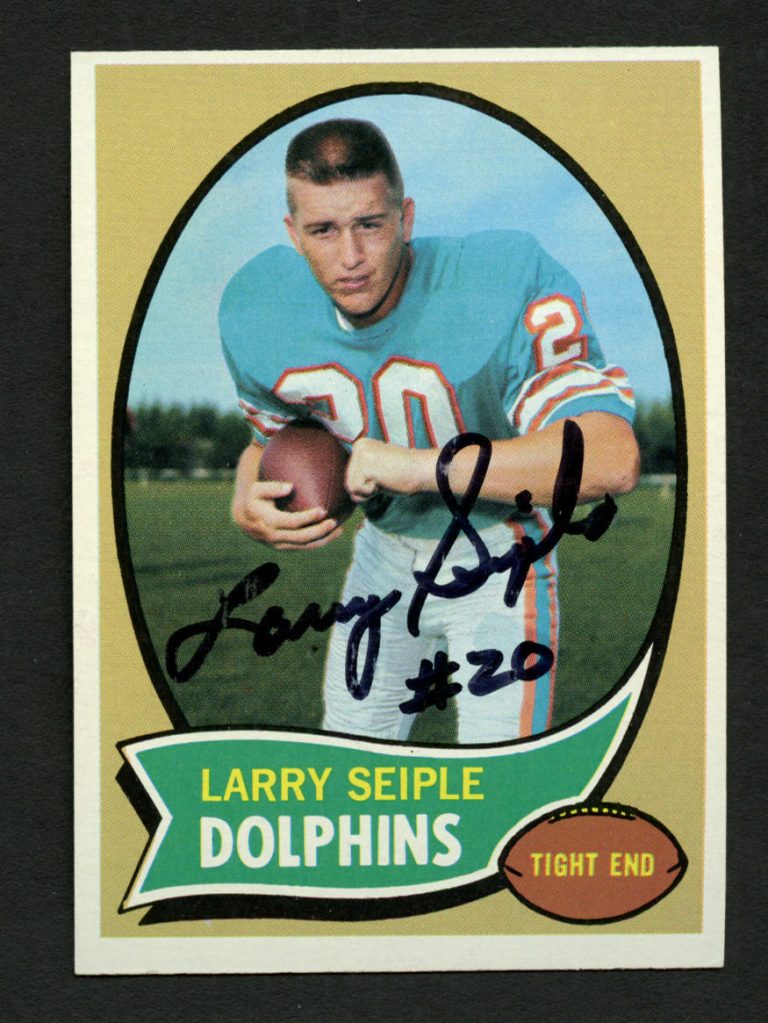 Larry Seiple #94 signed autograph auto 1970 Topps Football Trading Card