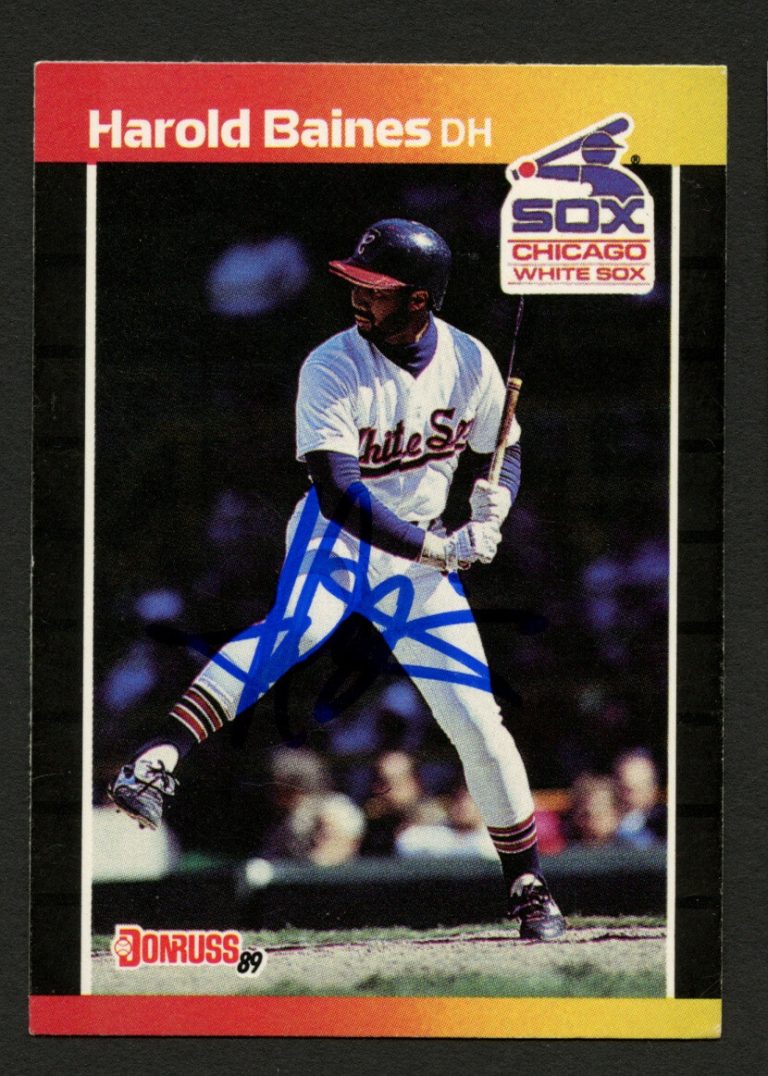 Harold Baines #148 signed autograph auto 1989 Donruss Baseball Trading Card