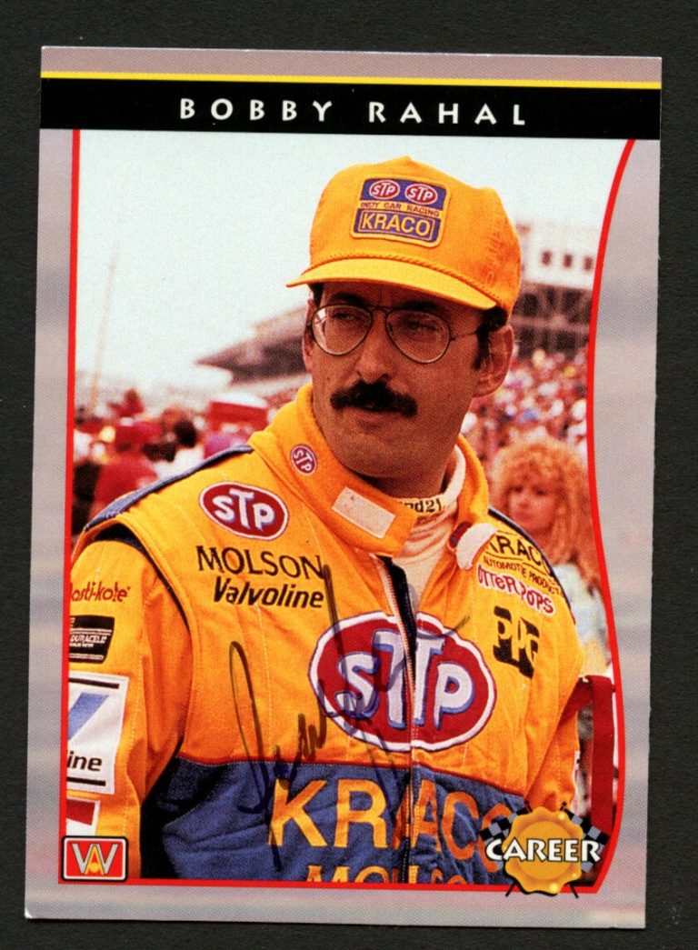 Bobby Rahal #81 signed autograph auto 1992 PPG Indy Racing Trading Card