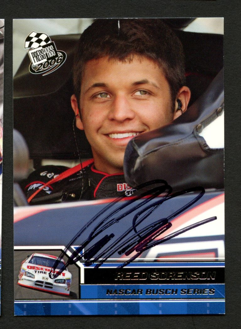 Reed Sorenson #41 signed autograph auto 2006 Press Pass NASCAR Trading Card