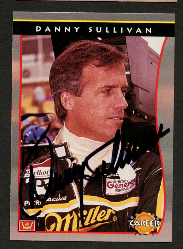 Danny Sullivan #78 signed autograph auto 1992 PPG Indy Racing Trading Card