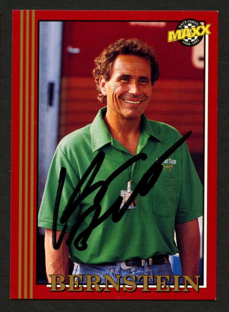 Kenny Bernstein #120 signed autograph auto 1992 Maxx NASCAR Racing Trading Card