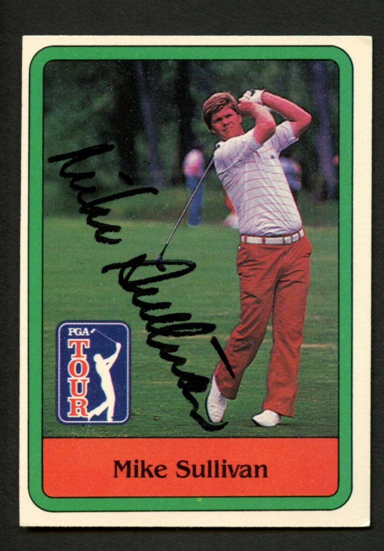 Mike Sullivan #22 signed autograph auto 1981 Donruss Golf Trading Card