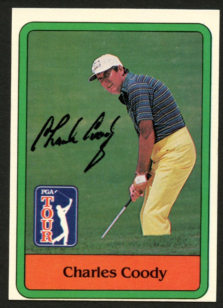 Charles Coody #56 signed autograph auto 1981 Donruss Golf Trading Card