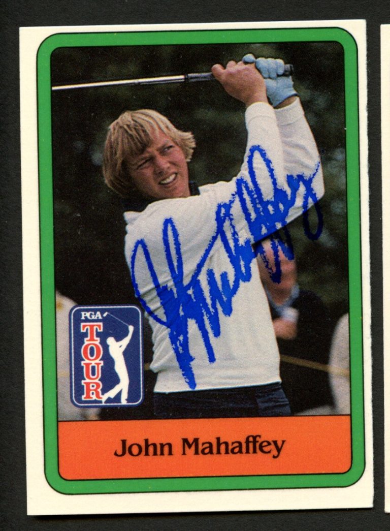 John Mahaffey #15 signed autograph auto 1981 Donruss Golf Trading Card