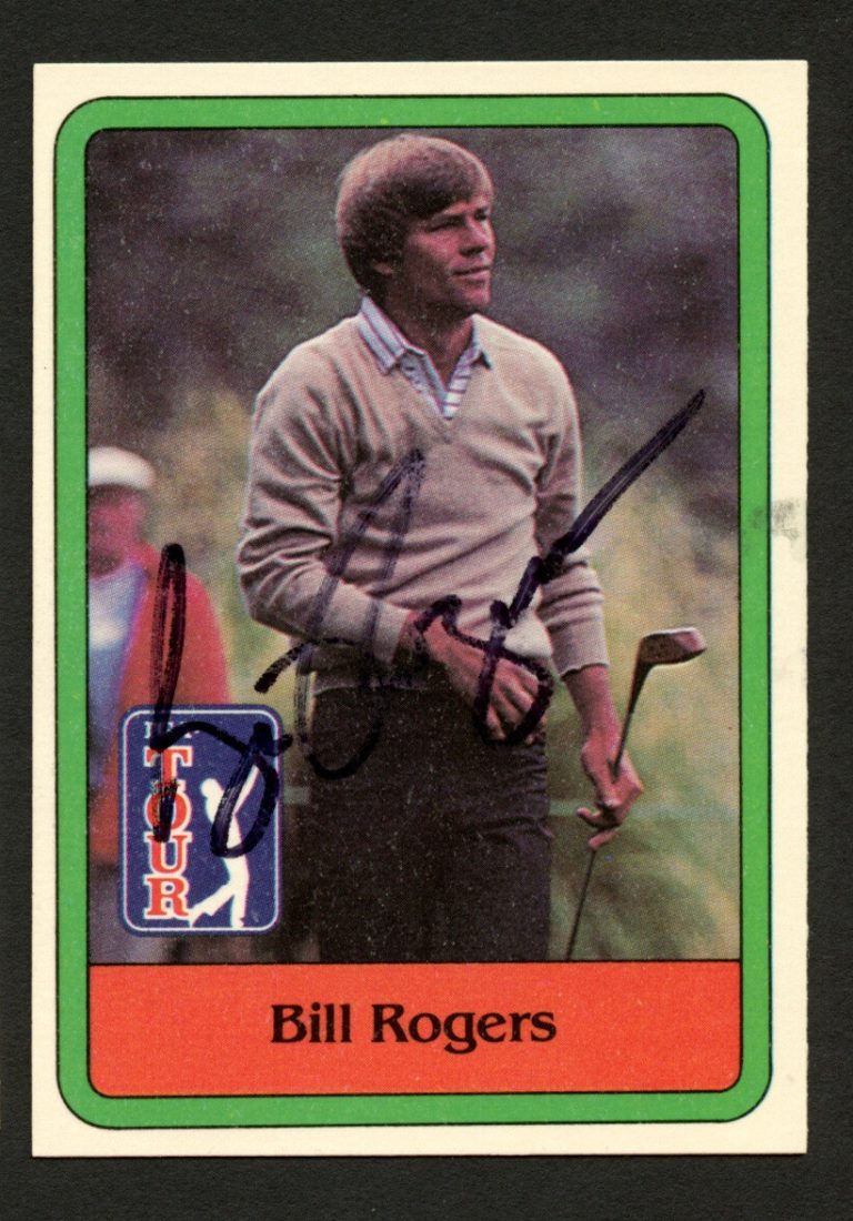 Bill Rogers #23 signed autograph auto 1981 Donruss Golf Trading Card