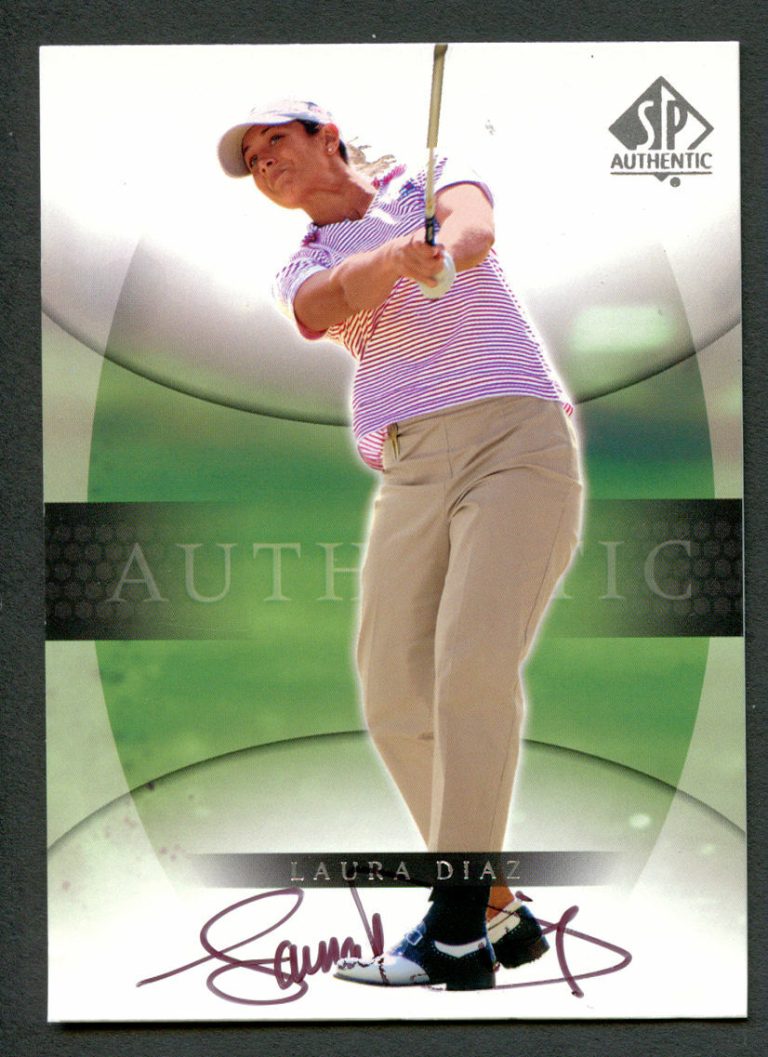 Laura Diaz #26 signed autograph auto 2004 SP Upper Deck LPGA Golf Trading Card