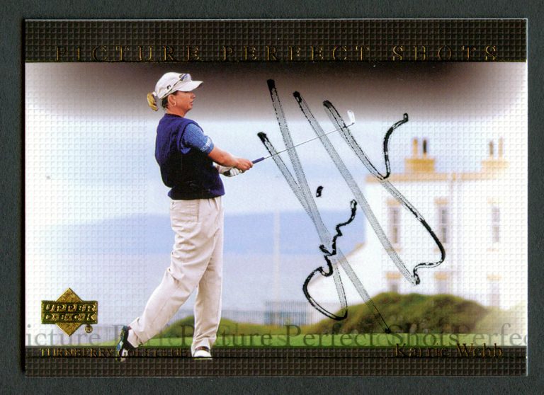 Karrie Webb #24 signed autograph auto 2004 Upper Deck Picture Perfect Shots LPGA