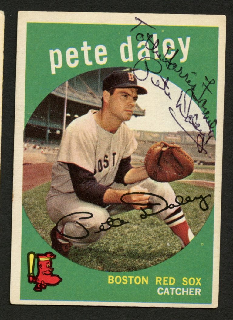 Pete Daley #276 signed autograph auto 1959 Topps Baseball Trading Card