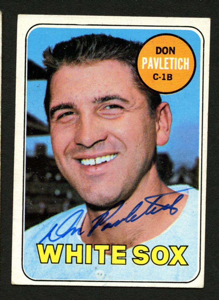 Don Pavletich #179 signed autograph auto 1969 Topps Baseball Trading Card