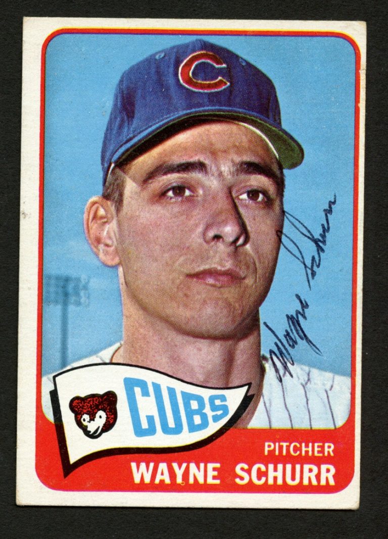 Wayne Schurr #149 signed autograph auto 1965 Topps Baseball Trading Card