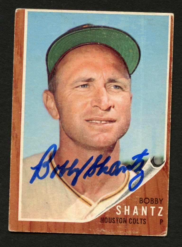 Bobby Shantz #177 signed autograph auto 1962 Topps Baseball Trading Card