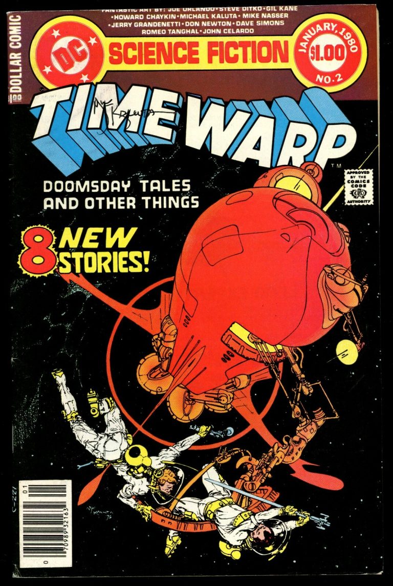 Michael Kaluta signed autograph 1980 Time Warp Comic Book BAS Authenticated