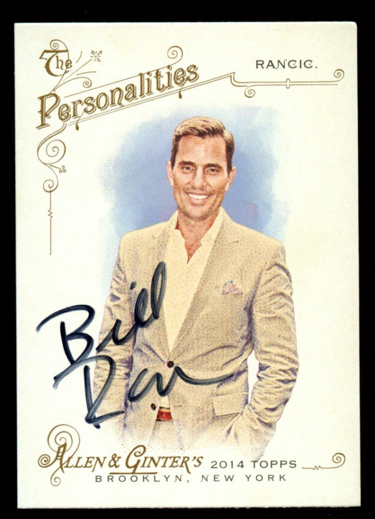 Bill Rancic #128 signed autograph auto 2014 Topps Allen & Ginter's Trading Card