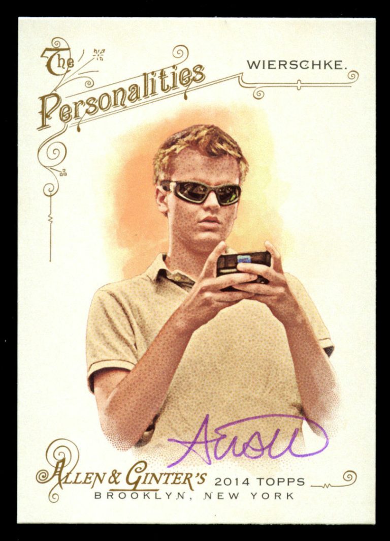 Austin Wierschke #95 signed autograph auto 2014 Topps Allen & Ginter's Card