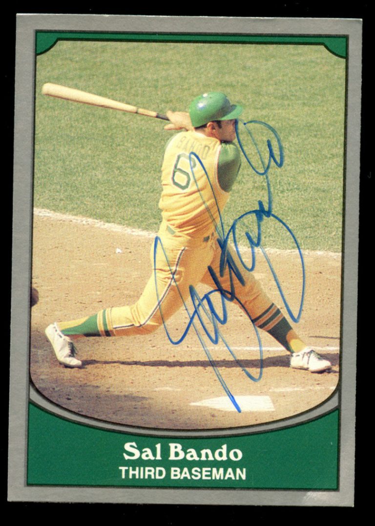 Sal Bando #4 signed autograph auto 1990 Pacific Legends Baseball Trading Card