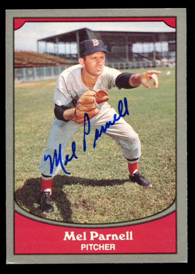 Mel Parnell #98 signed autograph auto 1990 Pacific Legends Baseball Trading Card