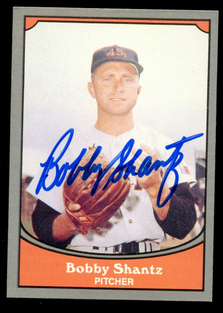 Bobby Shantz #105 signed autograph auto 1990 Pacific Legends Baseball Card