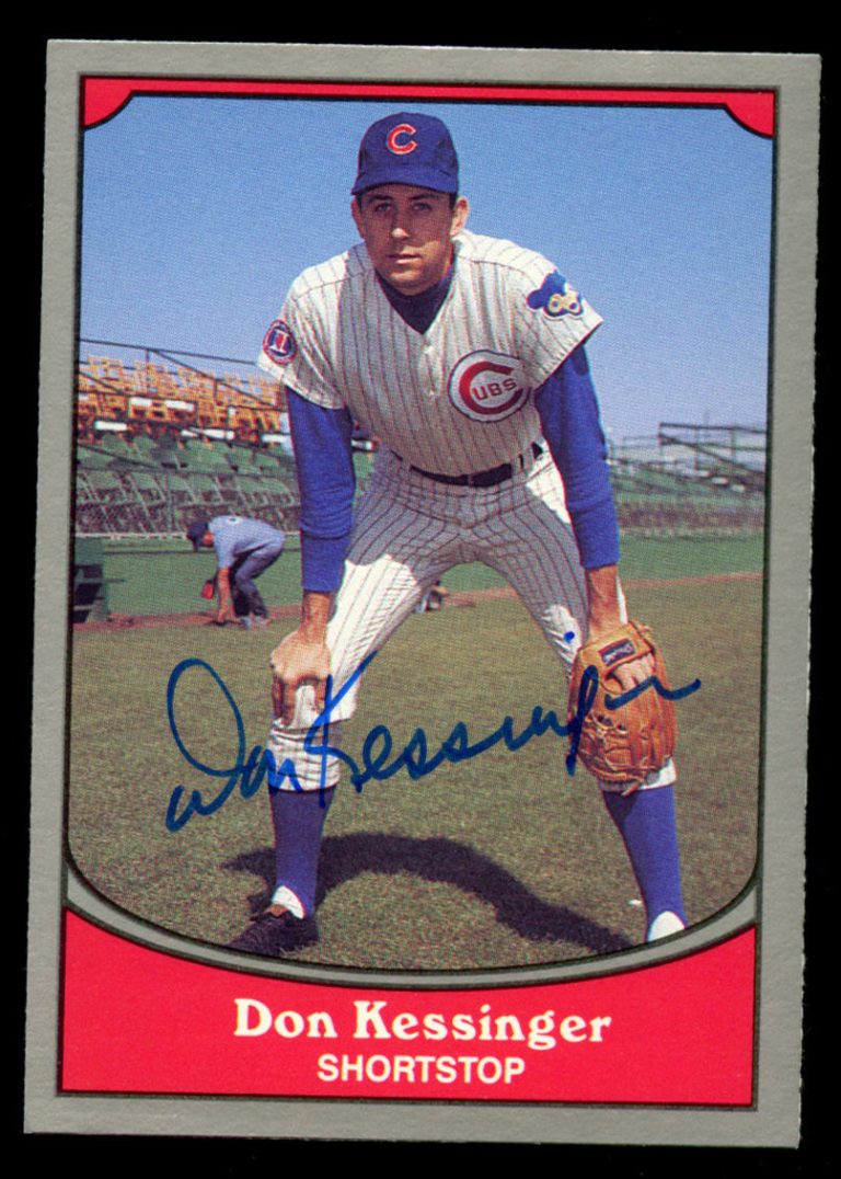 Don Kessinger #34 signed autograph auto 1990 Pacific Legends Baseball Card