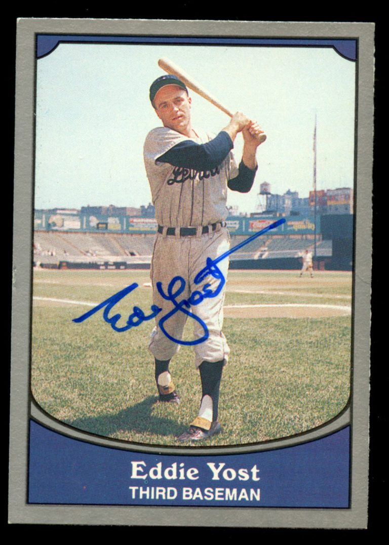 Eddie Yost #73 signed autograph auto 1990 Pacific Legends Baseball Trading Card
