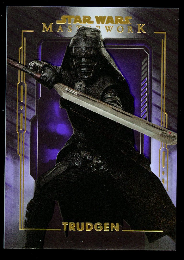 Trudgen #42 Topps 2020 Star Wars Masterwork Purple Parallel Trading Card 33/50