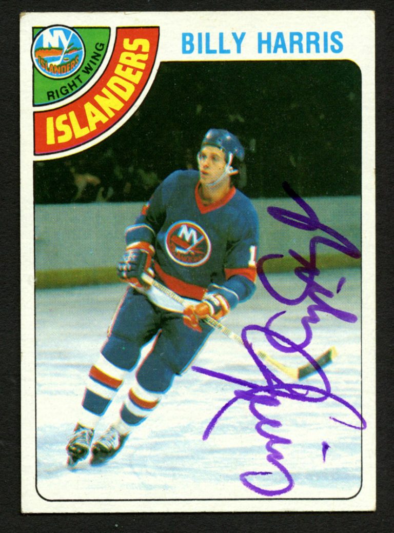 Billy Harris #182 signed autograph auto 1978-79 Topps Hockey Trading Card