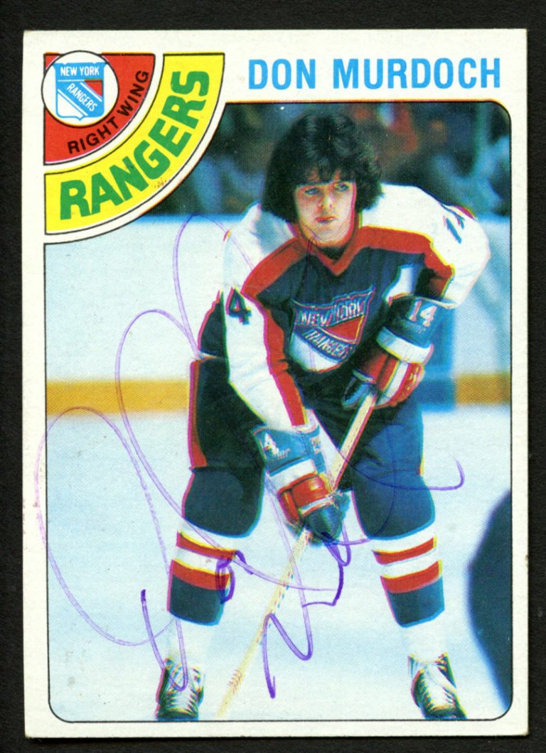 Don Murdoch #11 signed autograph auto 1978-79 Topps Hockey Trading Card
