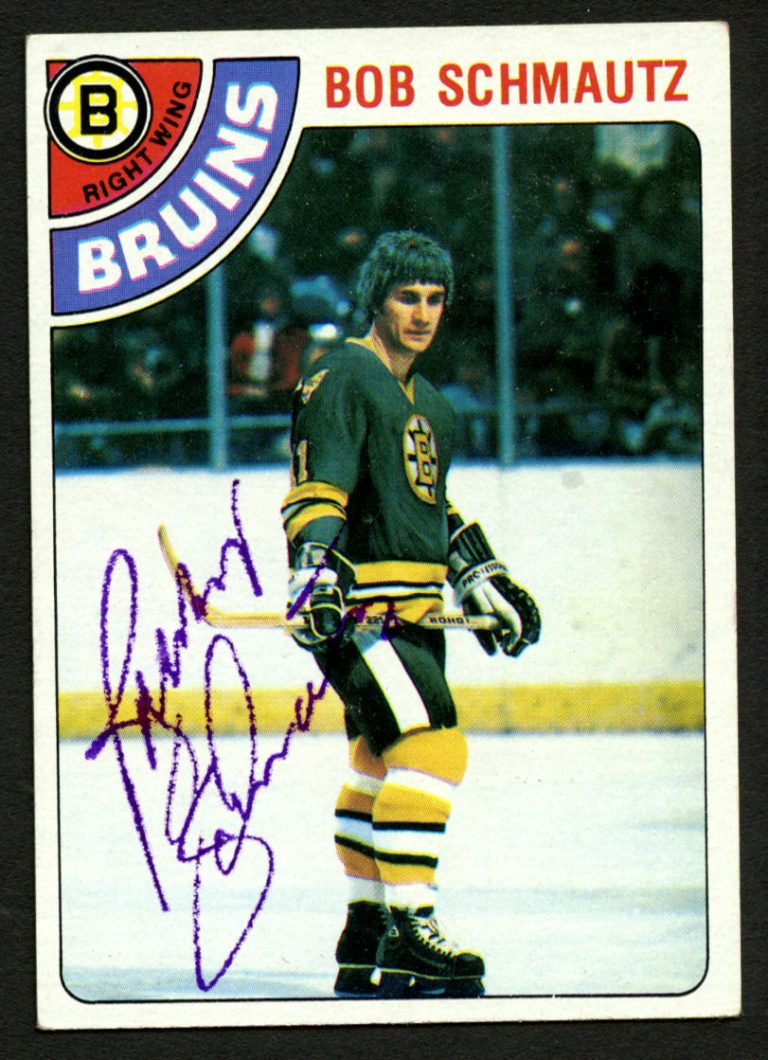 Bob Schmautz #248 signed autograph auto 1978-79 Topps Hockey Trading Card