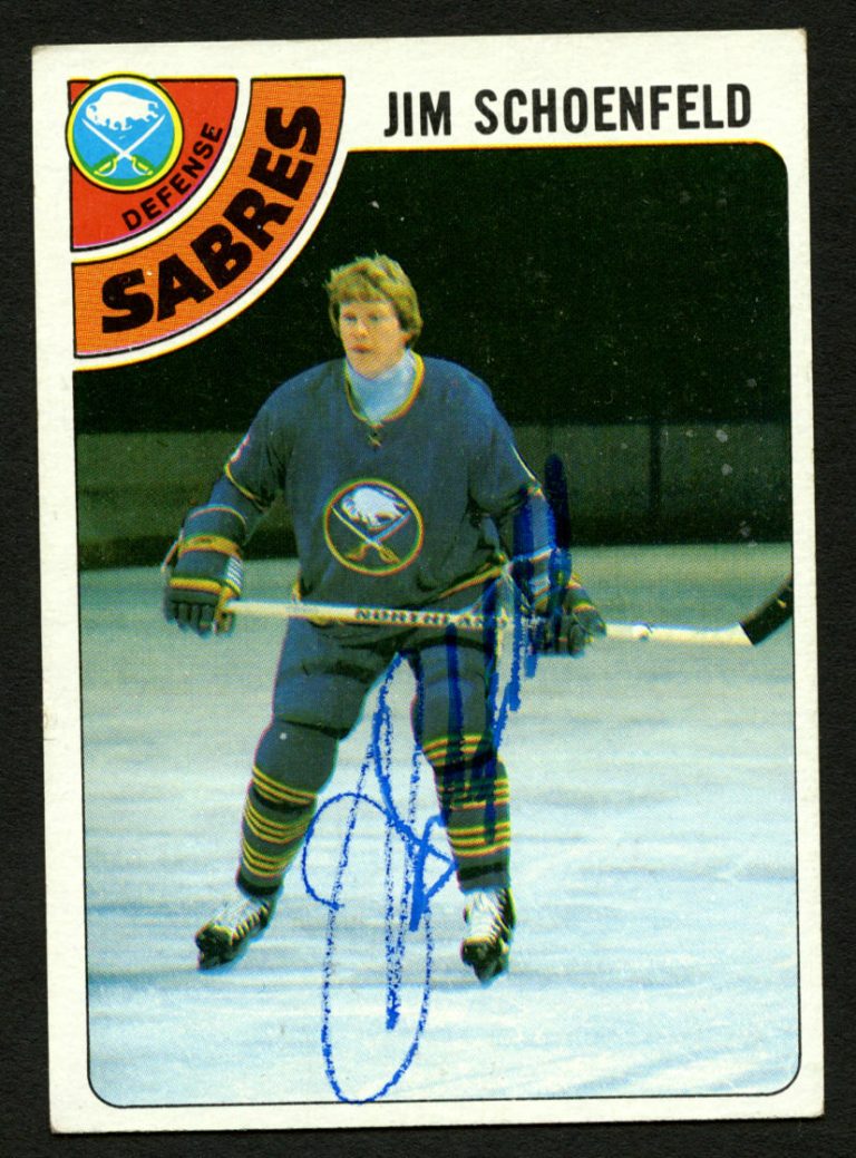 Jim Schoenfeld #178 signed autograph auto 1978-79 Topps Hockey Trading Card