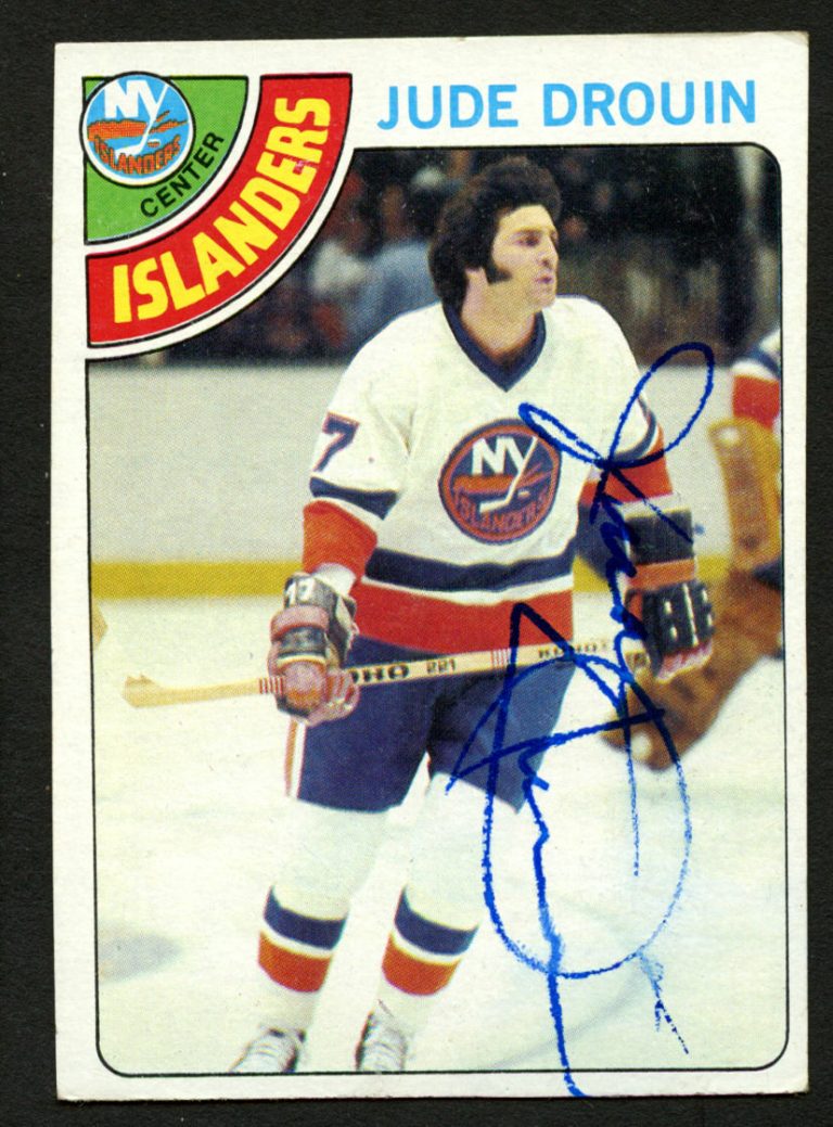 Jude Drouin #93 signed autograph auto 1978-79 Topps Hockey Trading Card
