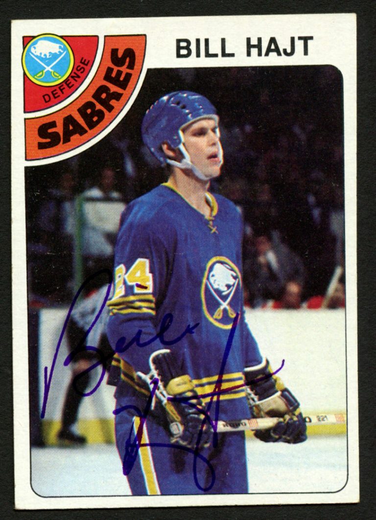 Bill Hajt #108 signed autograph auto 1978-79 Topps Hockey Trading Card