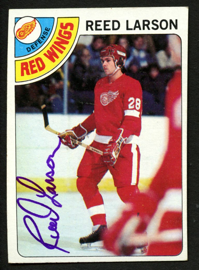 Reed Larson #226 signed autograph auto 1978-79 Topps Hockey Trading Card