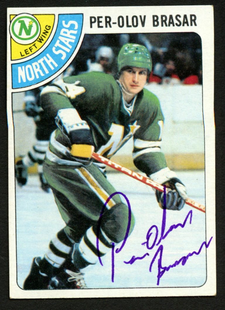 Per-Olov Brasar #99 signed autograph auto 1978-79 Topps Hockey Trading Card
