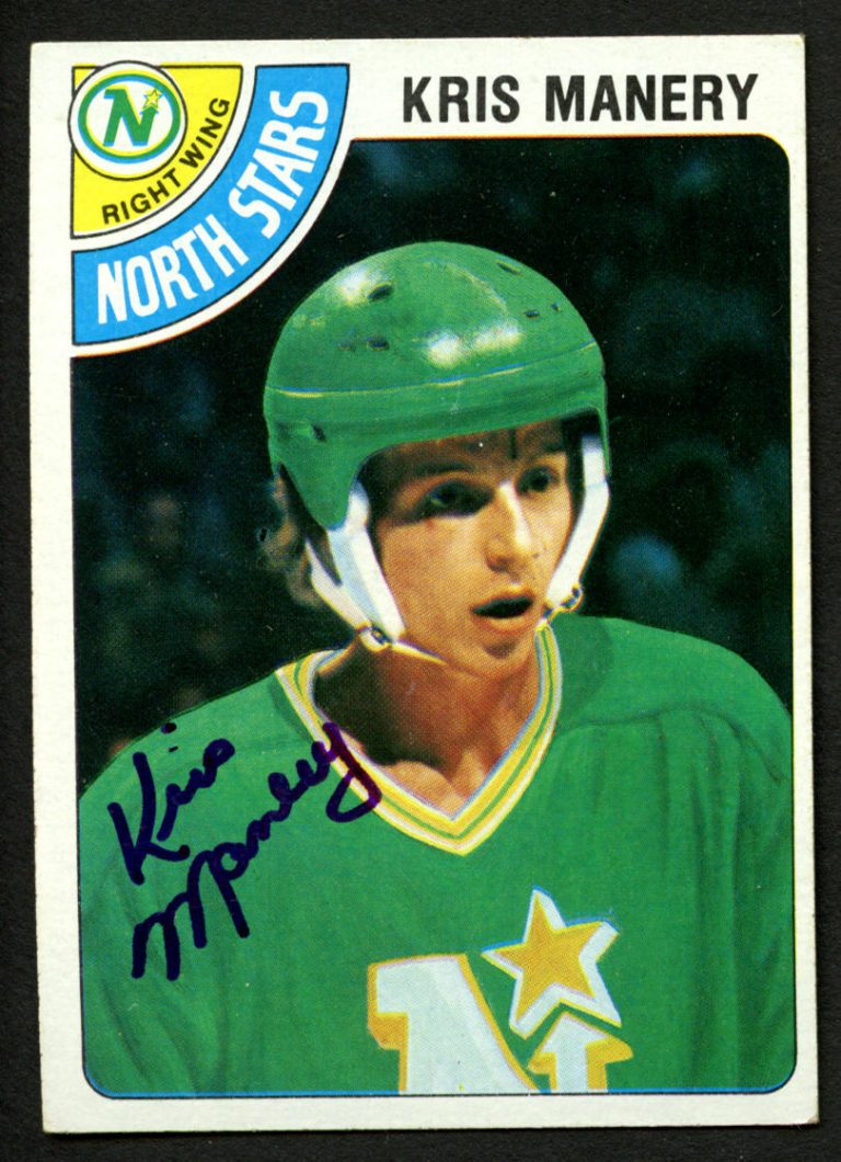 Kris Manery #107 signed autograph auto 1978-79 Topps Hockey Trading Card