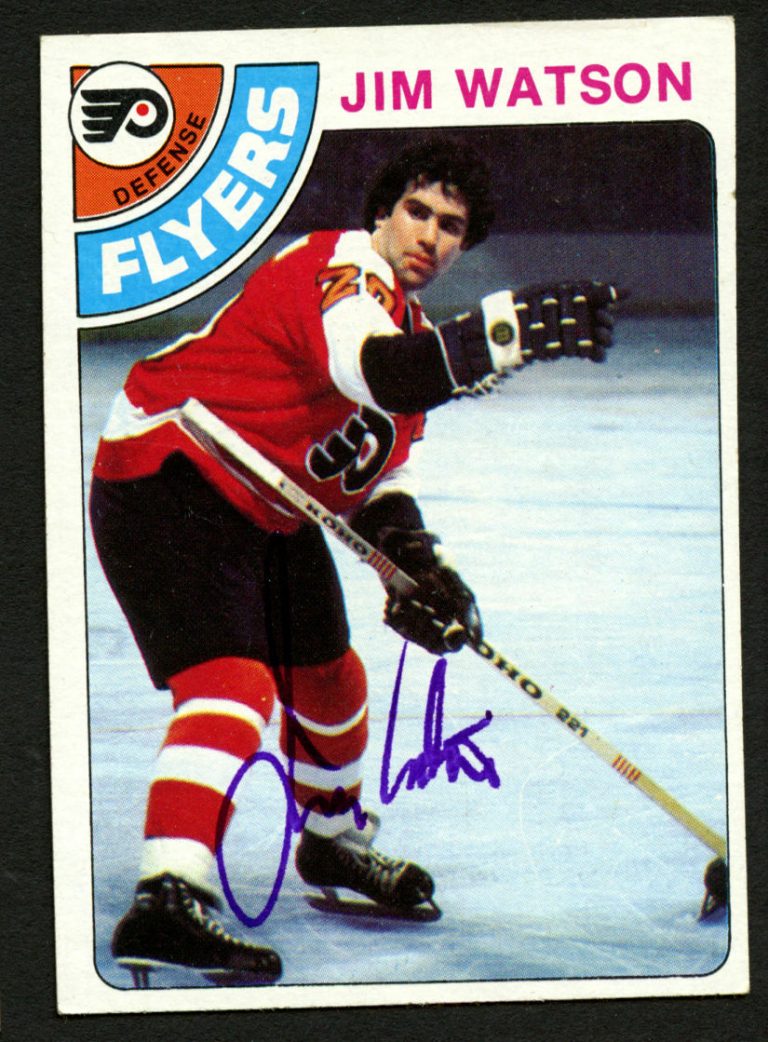 Jim Watson #247 signed autograph auto 1978-79 Topps Hockey Trading Card