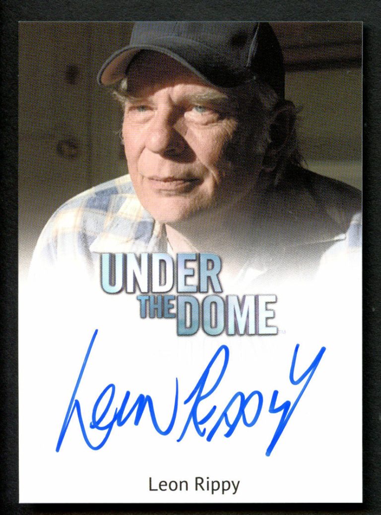 Leon Rippy as Ollie Dinsmore signed autograph auto 2014 Under The Dome Card