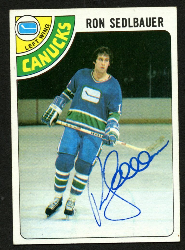 Ron Sedlbauer #139 signed autograph auto 1978-79 Topps Hockey Trading Card