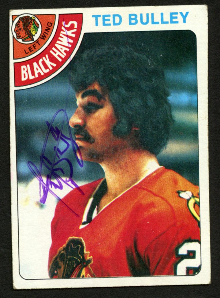 Ted Bulley #217 signed autograph auto 1978-79 Topps Hockey Trading Card