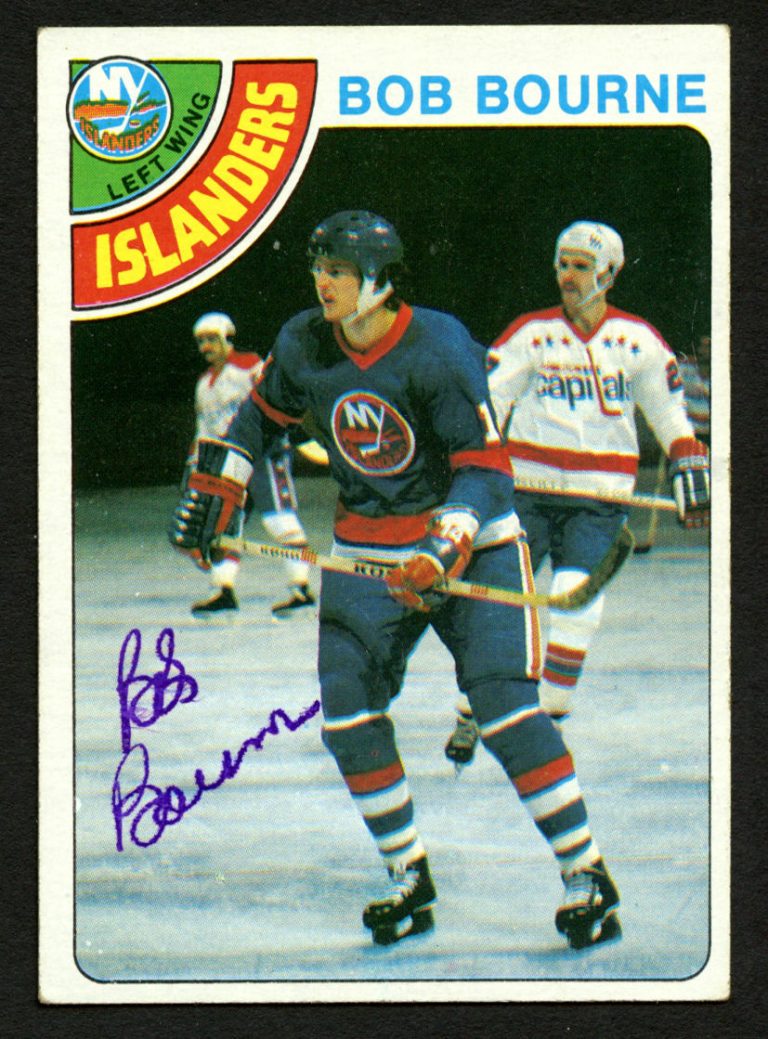 Bob Bourne #126 signed autograph auto 1978-79 Topps Hockey Trading Card