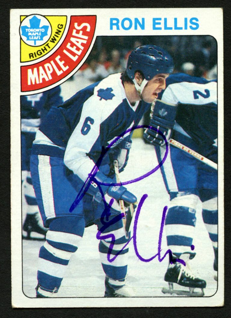 Ron Ellis #92 signed autograph auto 1978-79 Topps Hockey Trading Card