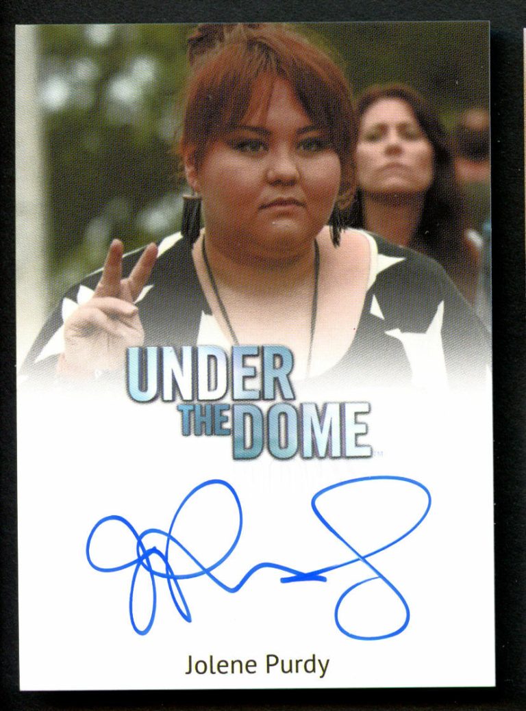 Jolene Purdy as Dodee Weaver signed autograph auto 2014 Under The Dome Card