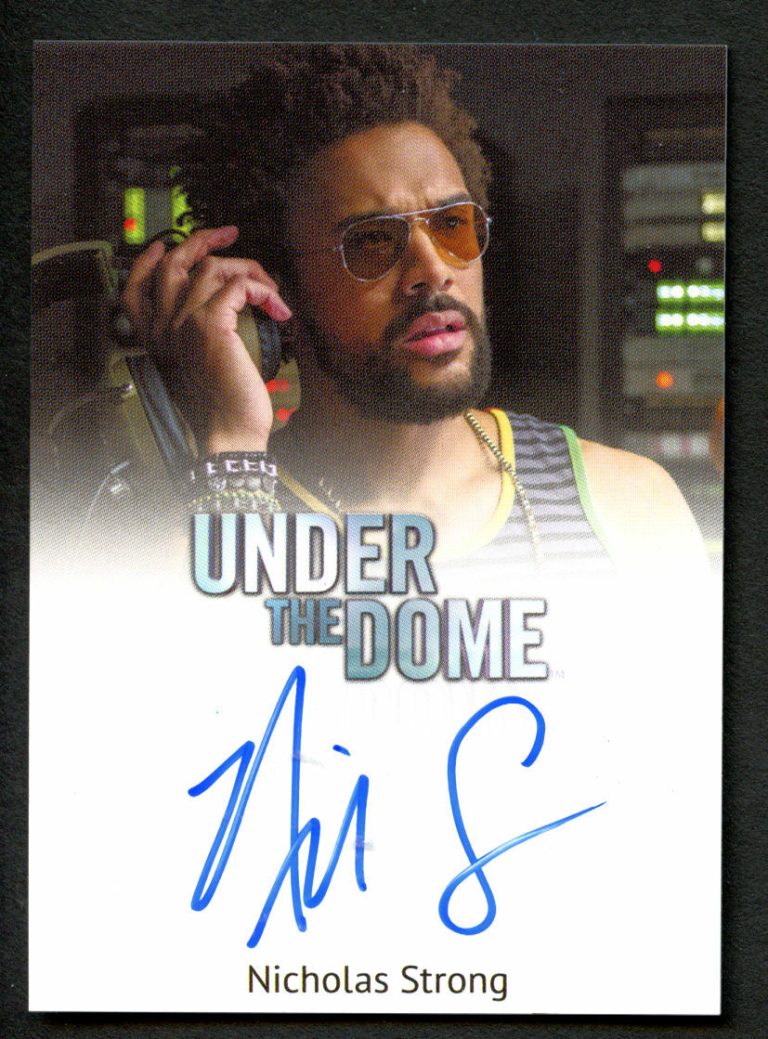 Nicholas Strong as Phil Bushey signed autograph auto 2014 Under The Dome Card