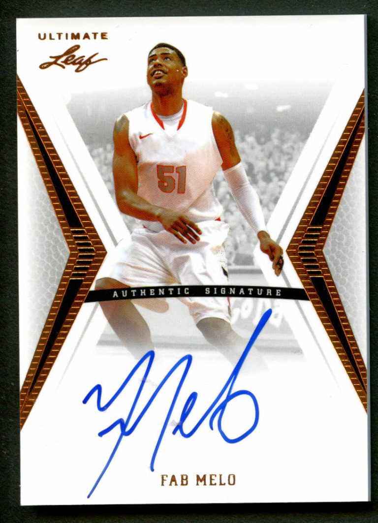 Fab Melo BA-FM1 signed autograph auto 2012 Leaf Ultimate Basketball Card