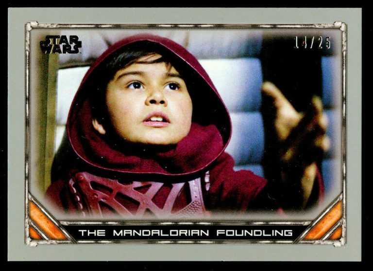 The Mandalorian Foundling #6 Topps 2020 The Mandalorian Silver Parallel 14/25