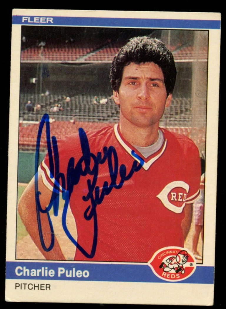 Charlie Puleo #480 signed autograph auto 1984 Fleer Baseball Trading Card