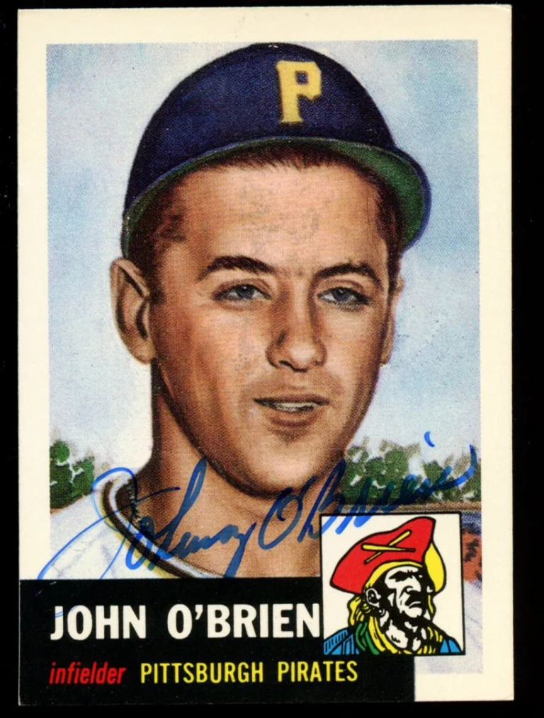 John O'brien #223 signed autograph auto 1991 Topps 1953 Archives Baseball Card