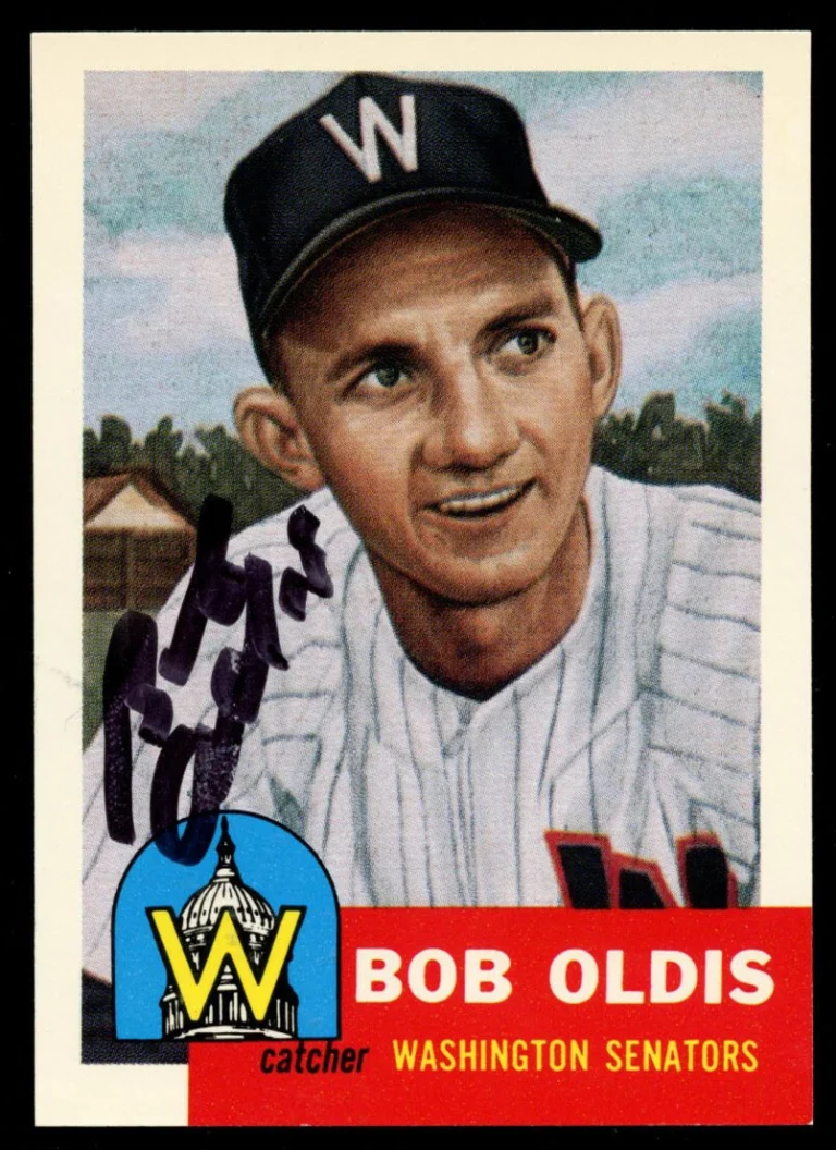 Bob Oldis #262 signed autograph auto 1991 Topps 1953 Archives Baseball Card
