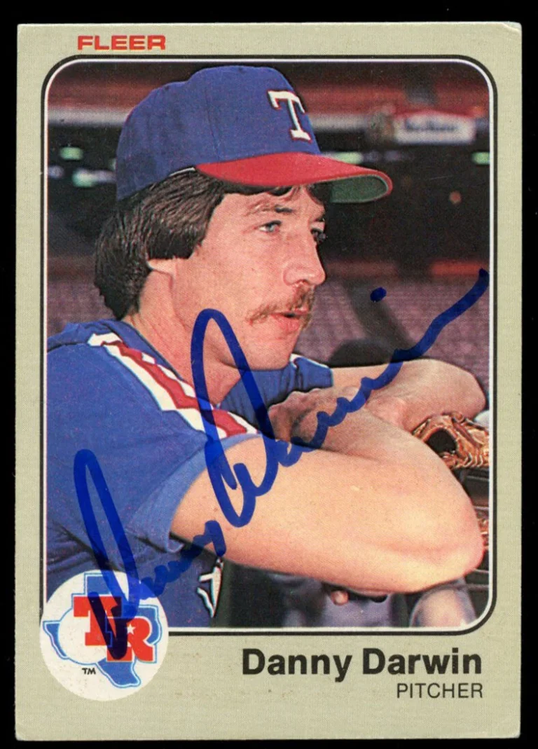 Danny Darwin #565 signed autograph auto 1983 Fleer Baseball Trading Card
